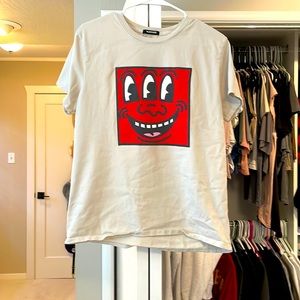 TALENTLESS x KEITH HARING lightly worn shirt size XL